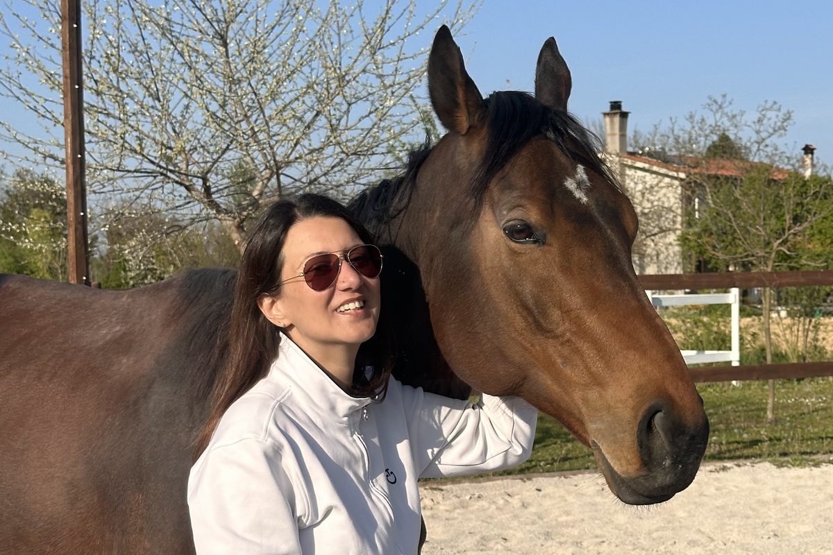 Roberta Zuriato con il suo cavallo
